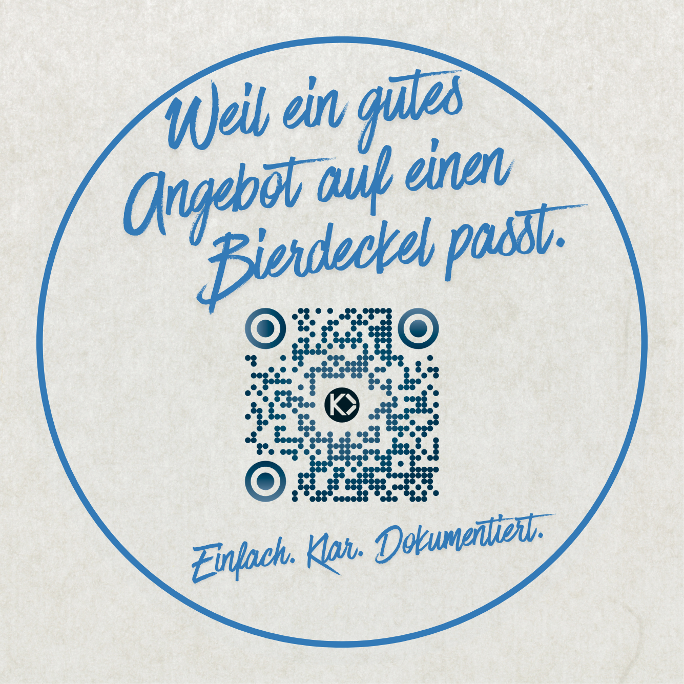 Bierdeckel Vorderseite